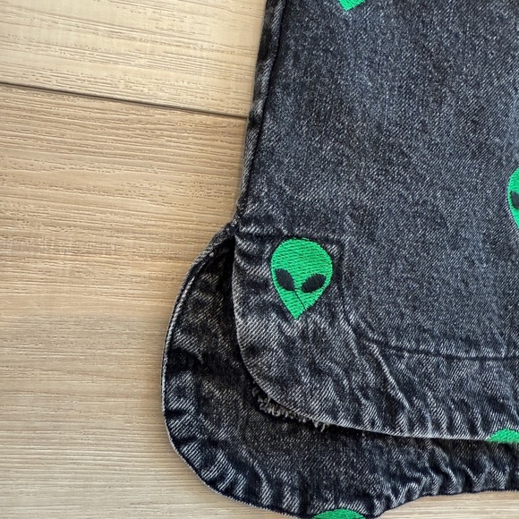 Dressed in Lala Alien Black Denim Jacket (3X) - Picture 5 of 6